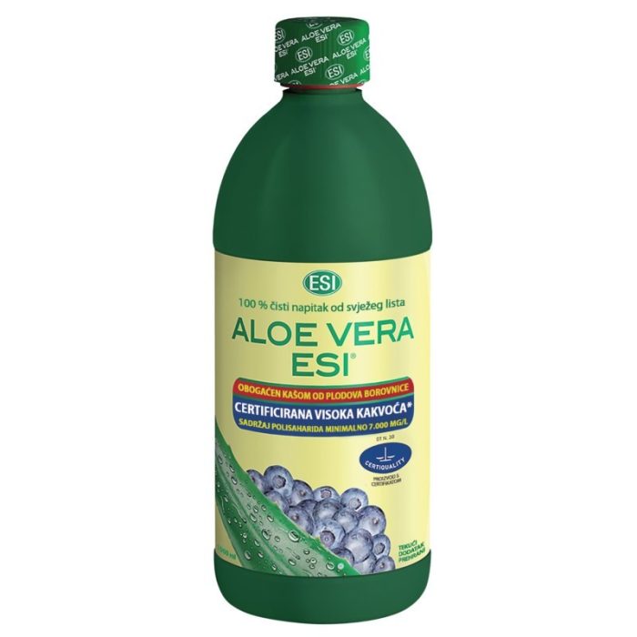 Aloe vera sok s borovnicom 1L, Esi