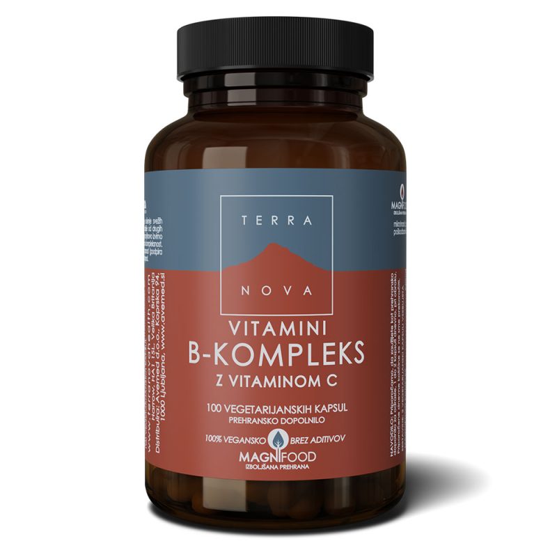 B kompleks s vitaminom C 100 kapsula, Terranova