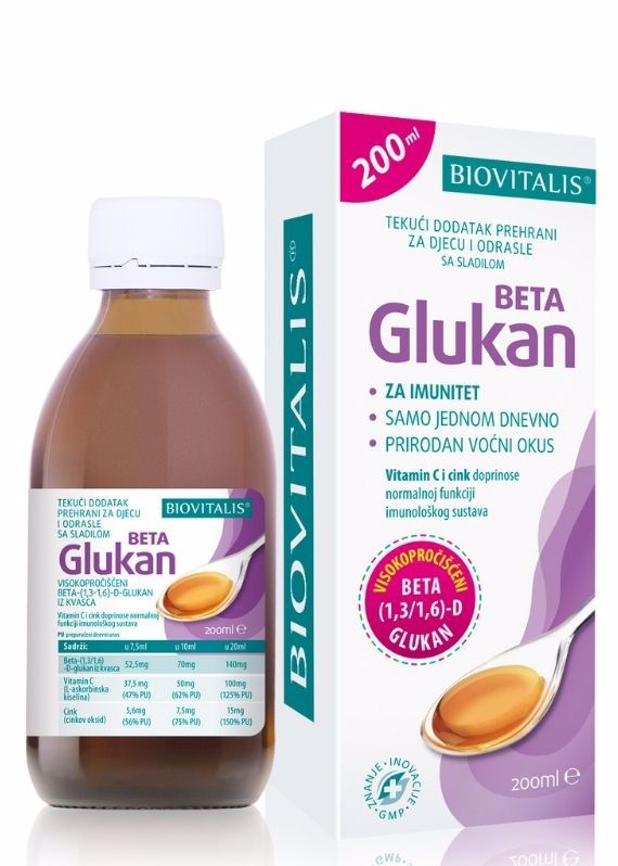 BIOVITALIS beta glukan 200ml