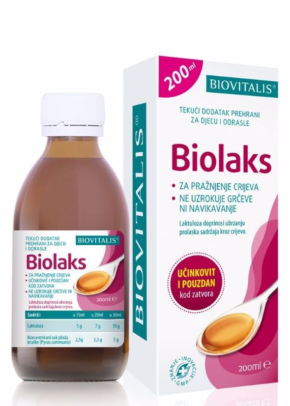 BIOVITALIS biolaks sirup 200ml
