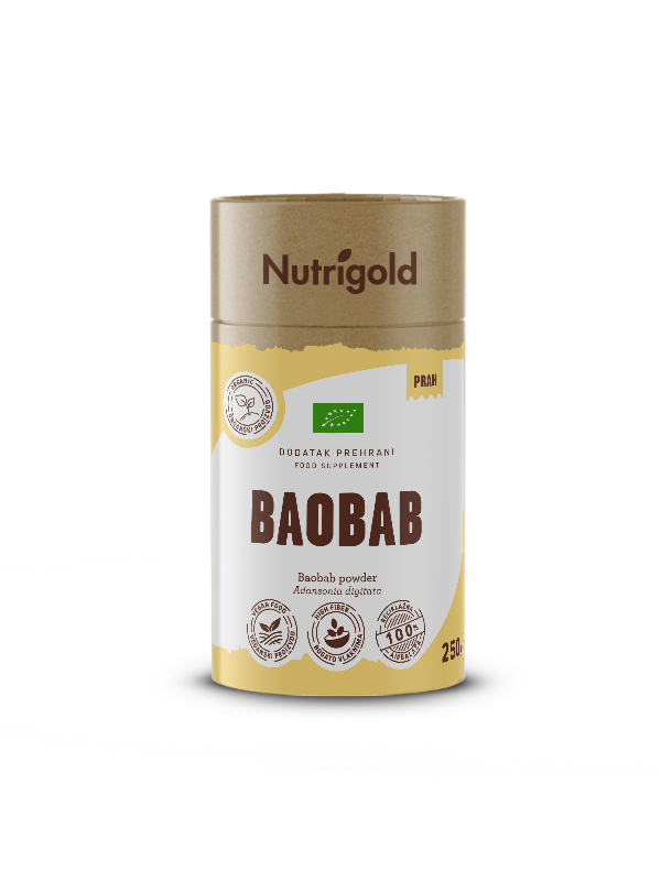 Baobab prah organski 250g, Nutrigold