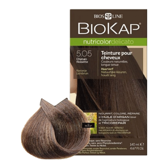 Biokap Nutricolor Delicato boja za kosu 5.05 Chestnut Light Brown, Bios Line