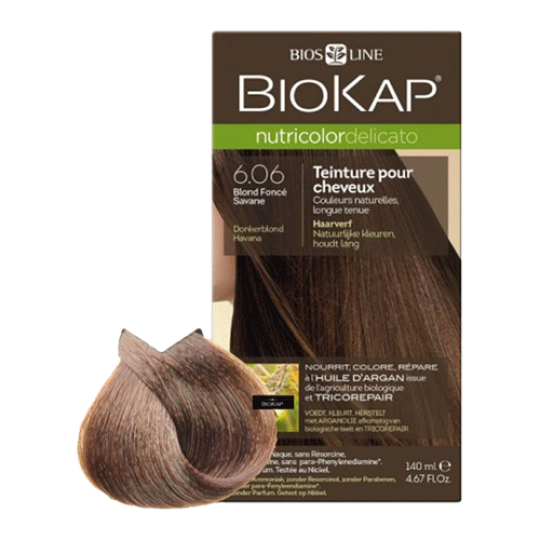 Biokap Nutricolor Delicato boja za kosu 6.06 Dark Blond Havana, Bios Line