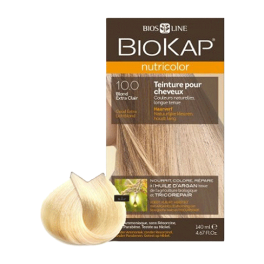 Biokap Nutricolor boja za kosu 10.0 Golden Extra Light Blond, Bios Line