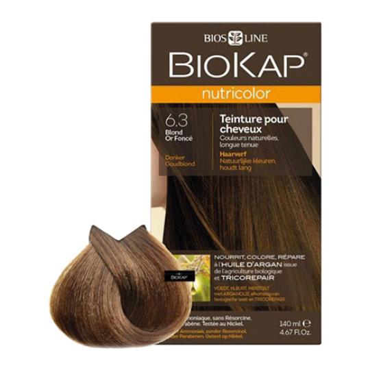 Biokap Nutricolor boja za kosu 6.3 Dark Golden Brown, Bios Line