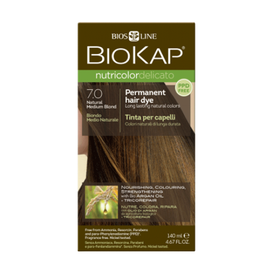 Biokap Nutricolor boja za kosu 7.0 Medium Blond, Bios Line