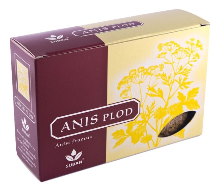 Čaj Anis plod 100g, Suban