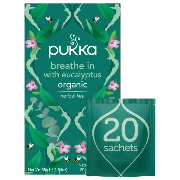 Čaj Breathe in with Eucalyptus organski 20 filter vrećica, Pukka