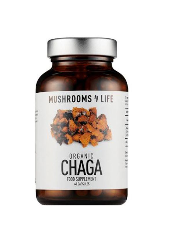Chaga 400mg 60 kapsula, Mushrooms 4 Life