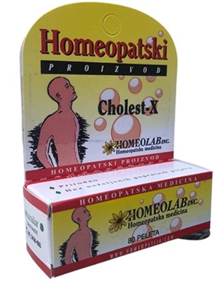Cholest X Reliefkolesterolpovišene masnoće, Homeolab