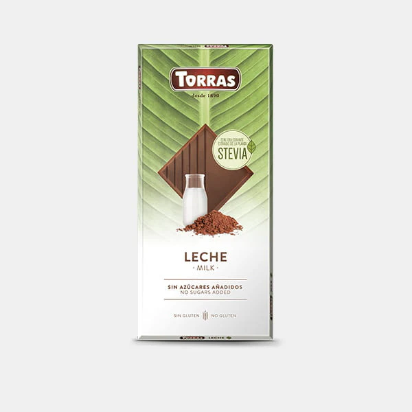 Čokolada mliječna sa stevijom 100 g, Torras