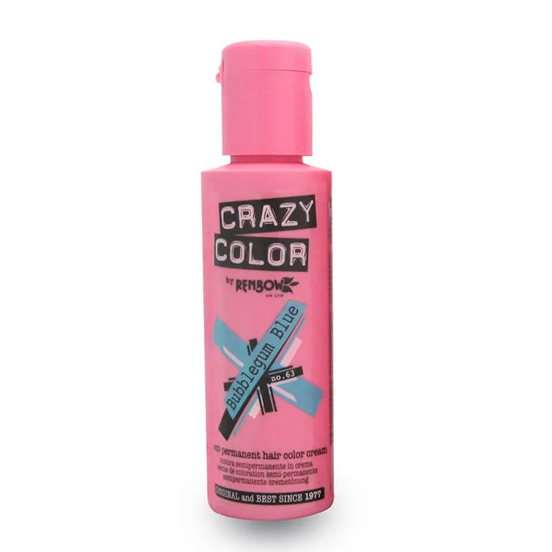 Crazy Color – 63 Bubblegum Blue – 100 ml