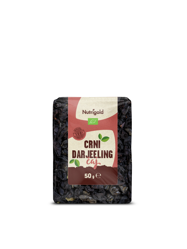 Crni čaj Darjeeling organski 50g, Nutrigold