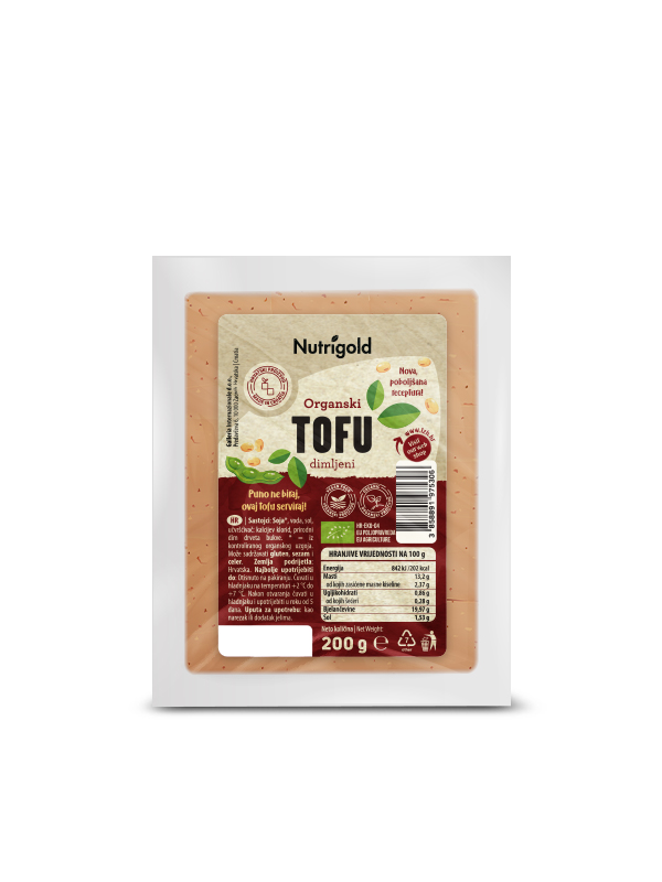 Dimljeni tofu organski 200g, Nutrigold