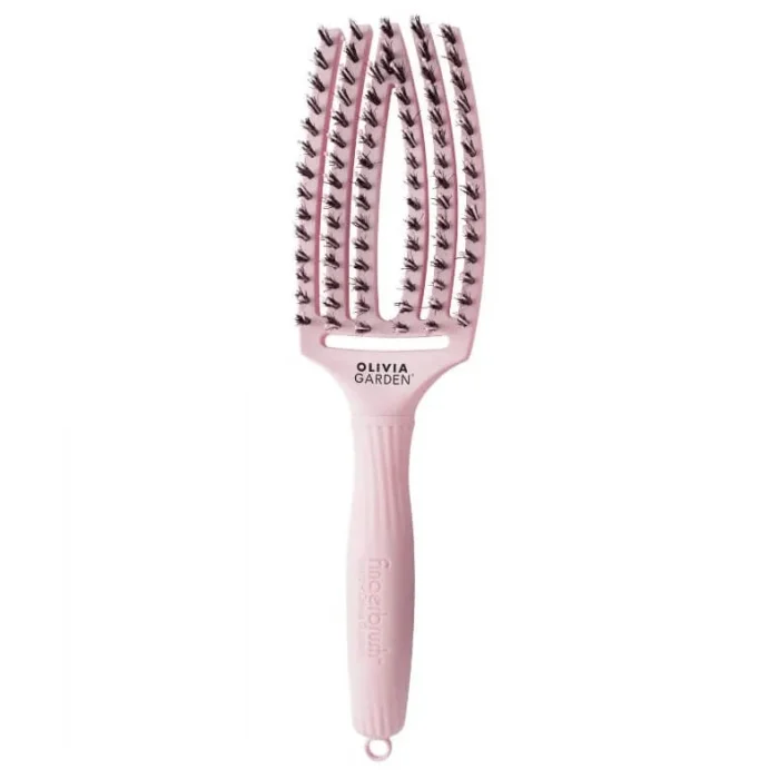 Fingerbrush Combo Medium Pastel Pink četka za kosu, Olivia Garden