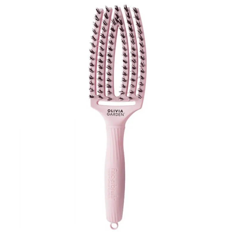 Fingerbrush Combo Medium Pastel Pink četka za kosu, Olivia Garden