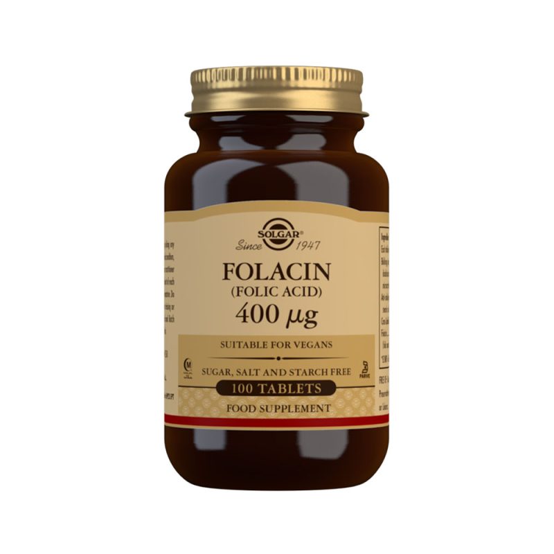 Folacin 400mcg 100 tableta, Solgar