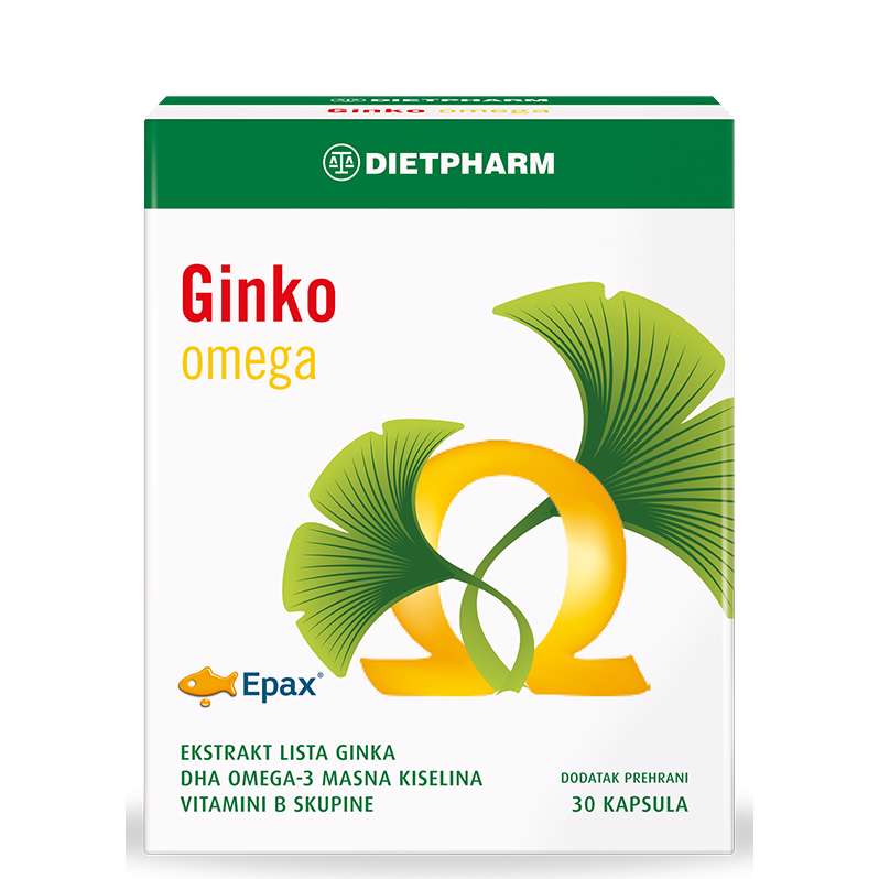 Ginko Omega 30 kapsula, Dietpharm