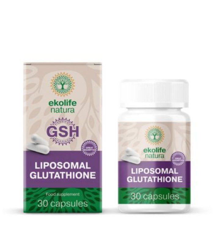 Glutation liposomalni 30 caps, Ekolife natura