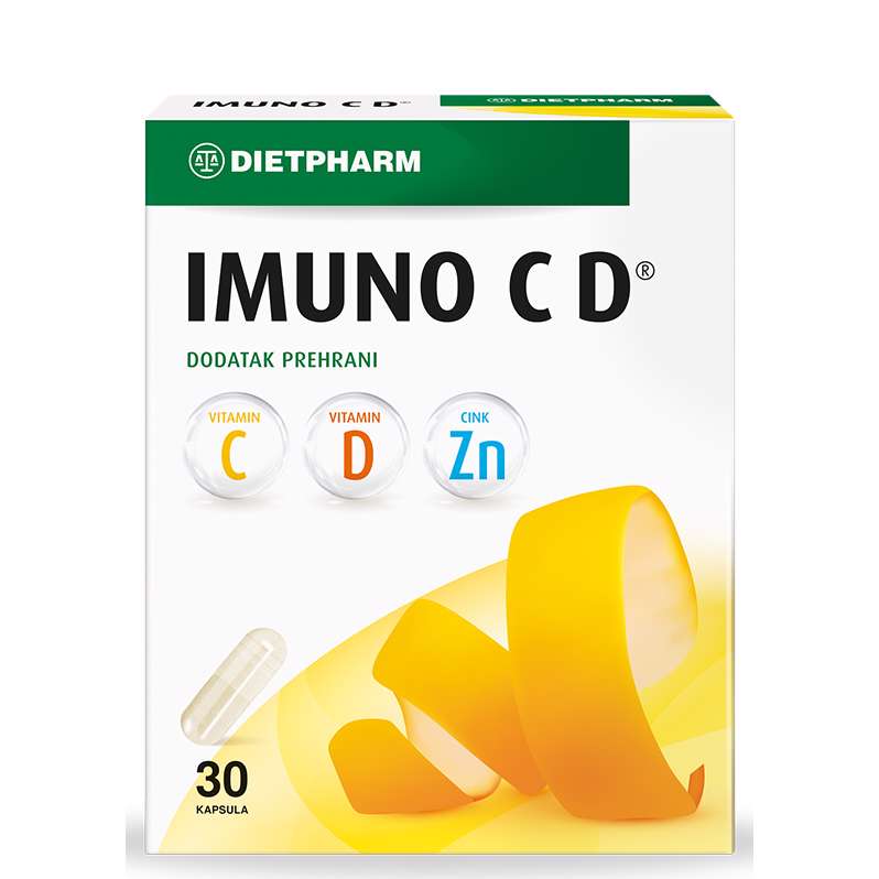 Imuno C, D, Cink 30 kapsula, Dietpharm