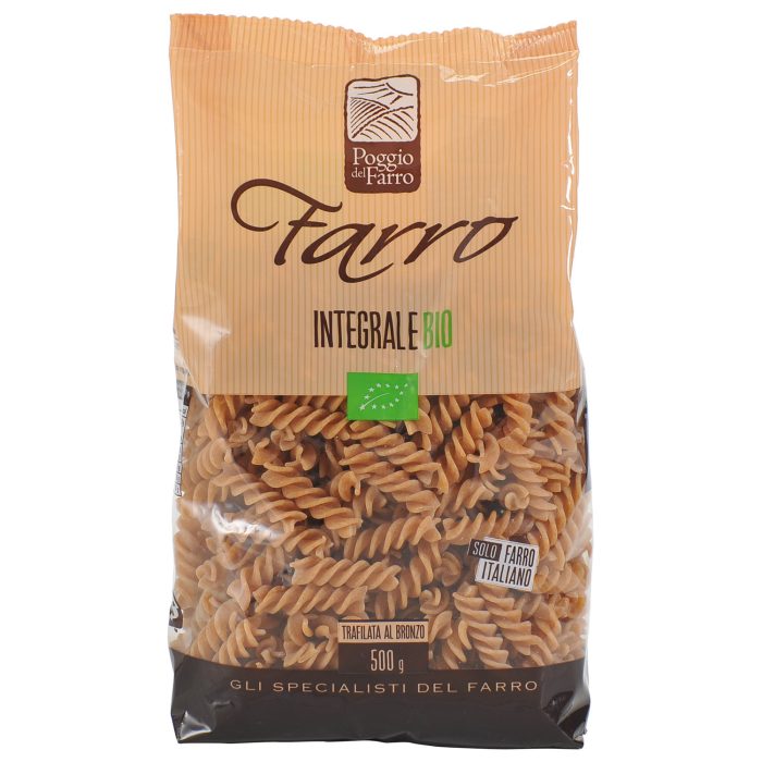 Integralni fusilli od pira 500g, Farro