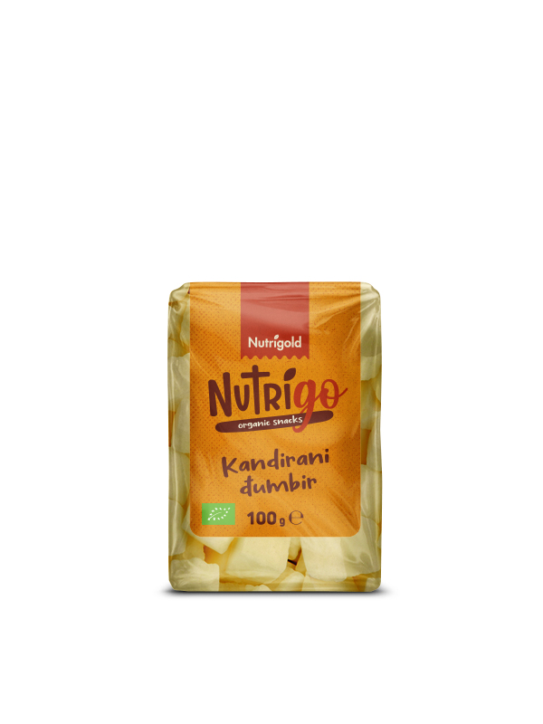 Kandirani đumbir organski NutriGo 100g, Nutrigold