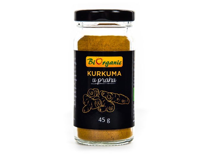 Kurkuma u prahu organska 45g, Biorganic