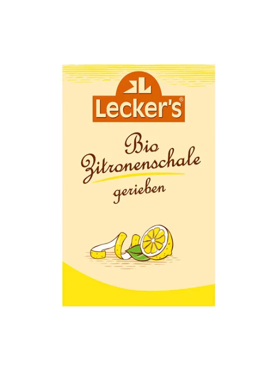 Limunova korica ribana organska 15g, Lecker's