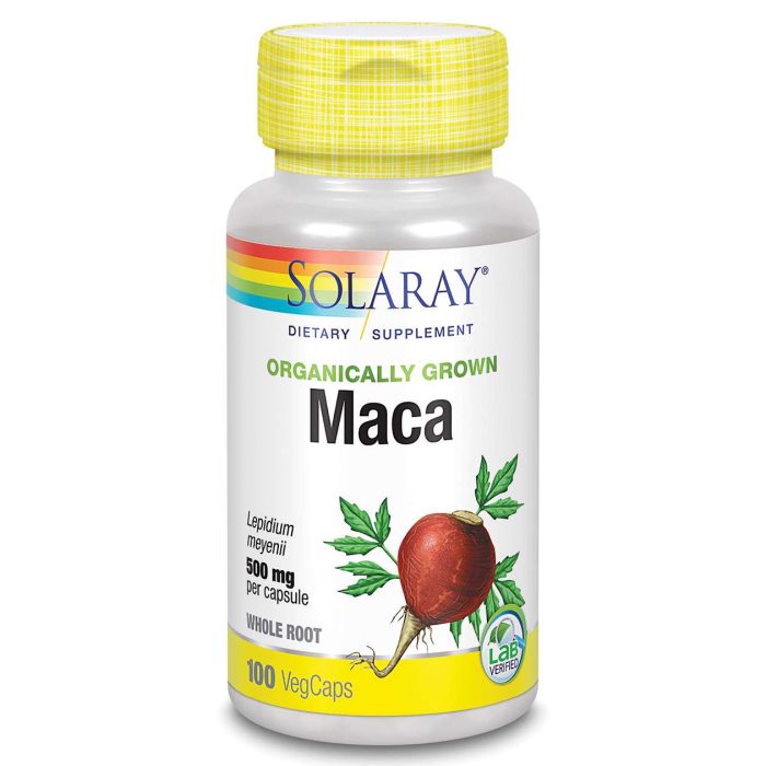 Maca 500mg 100 kapsula, Solaray