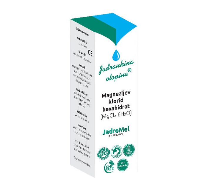 Magnezijev klorid hexahidrat s eteričnim uljima 100ml, Jadrankina formula