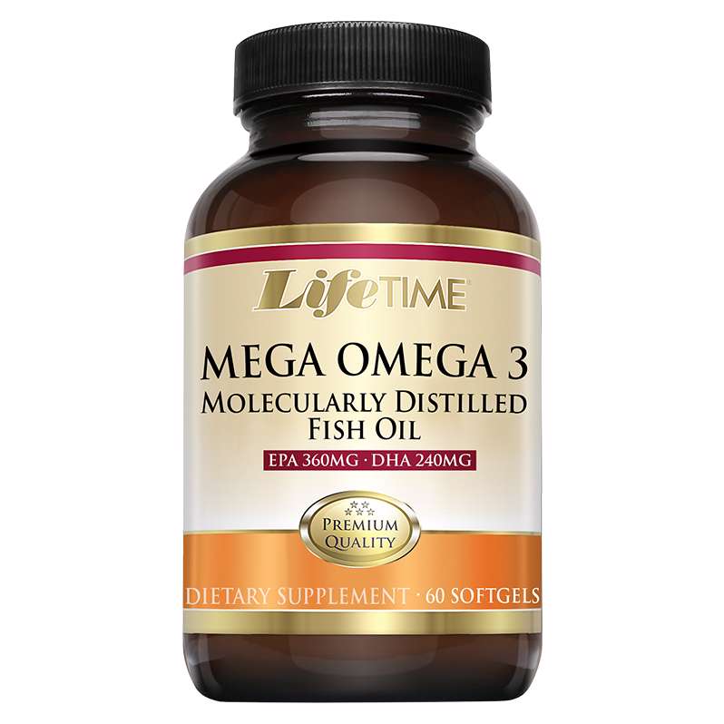 Mega omega 3 1200 mg kapsule a60, LifeTime