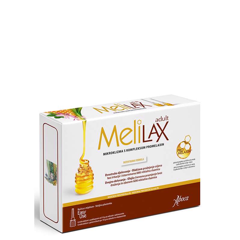 Melilax Adult Mikroklizma za odrasle 6x10g, Aboca