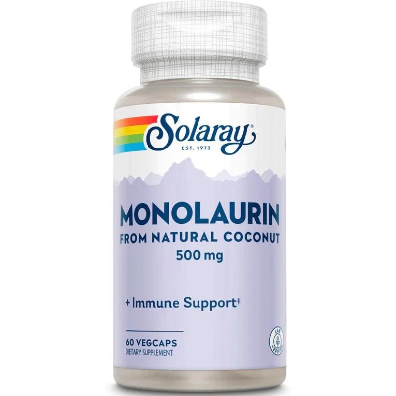Monolaurin 500mg 60 kapsula, Solaray