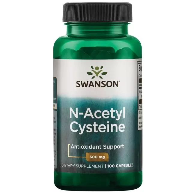 NAC N Acetyl Cysteine 600mg 100 kapsula, Swanson