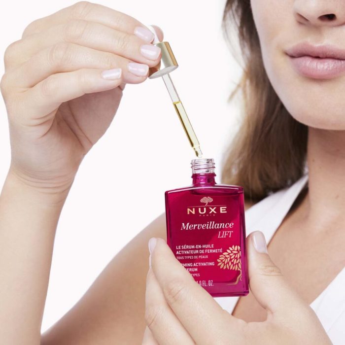 NUXE MERVEILLANCE LIFT SERUM APPLICATION