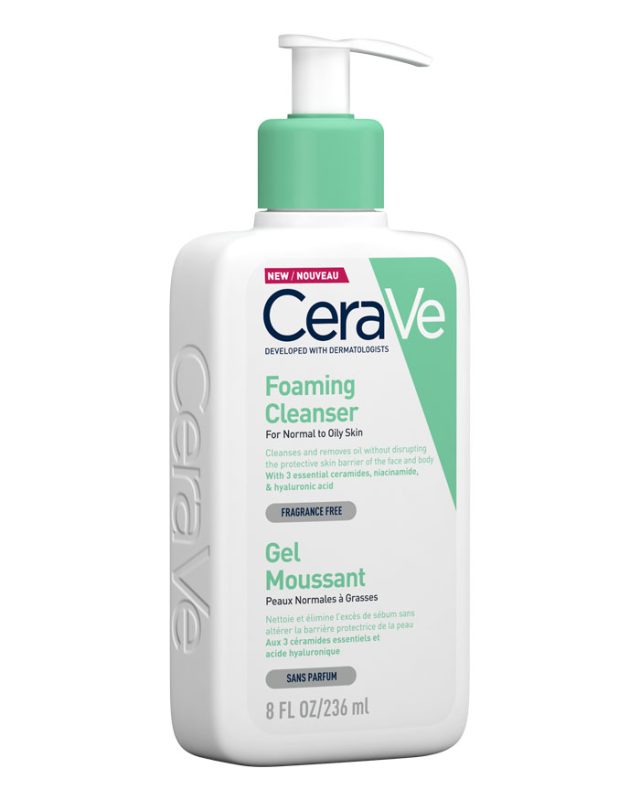 Pjenušavi gel za čišćenje za normalnu do masnu kožu 473ml, CeraVe