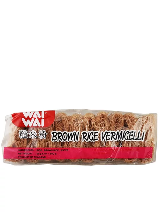 Rezanci od smeđe riže Vermicelli 500g, Wai Wai