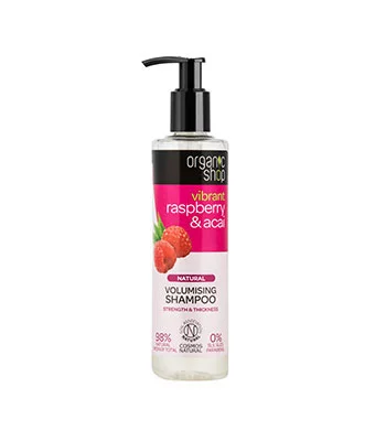 Šampon za kosu s malinama i acai bobicama 280ml, Organic Shop