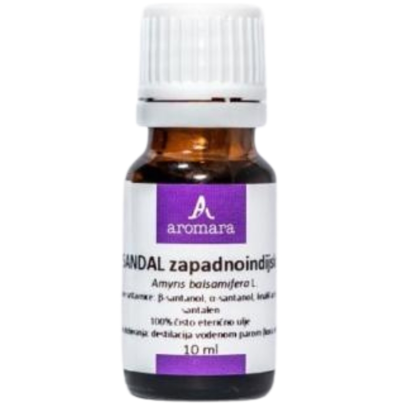 Sandal zapadnoindijski eterično ulje 10ml, Aromara