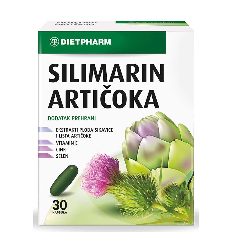 Silimarin artičoka 30 kapsula, Dietpharm