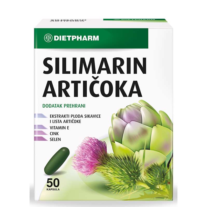 Silimarin artičoka 50 kapsula, Dietpharm