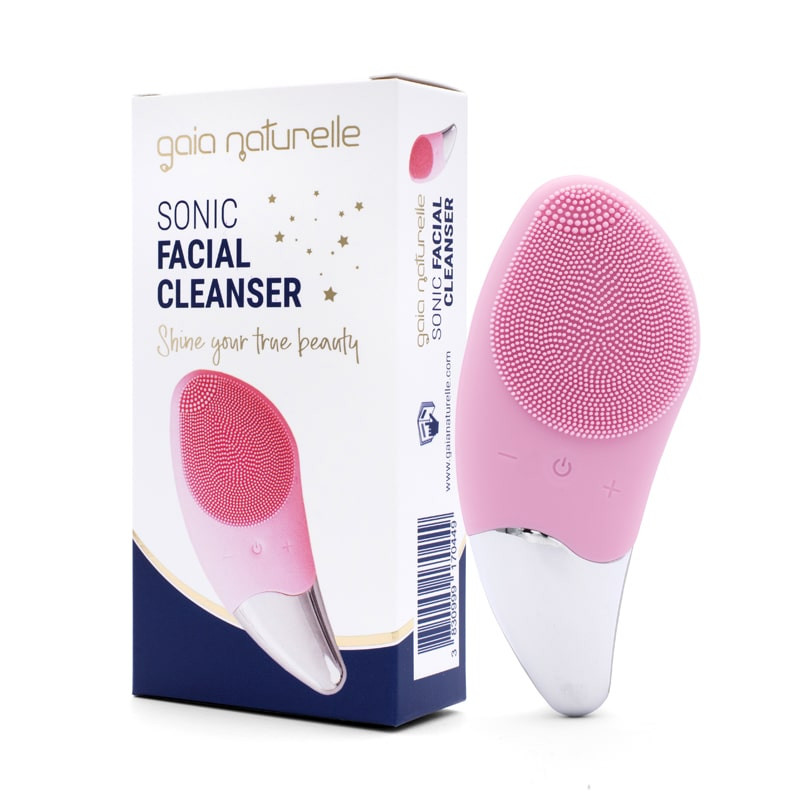 Sonični uređaj za čišćenje lica pink, Gaia Naturelle