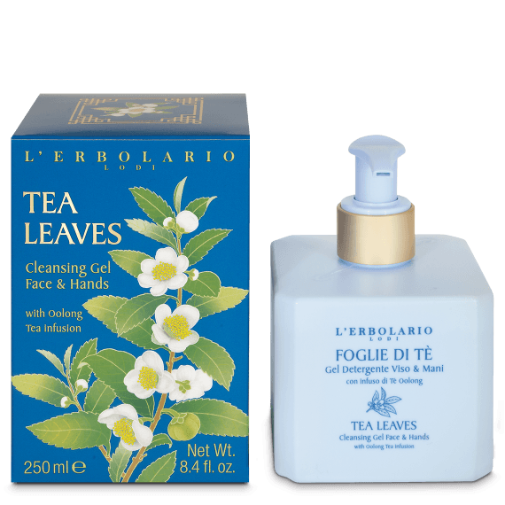 Tea Leaves gel za čišćenje lica i ruku 250ml, L'erbolario