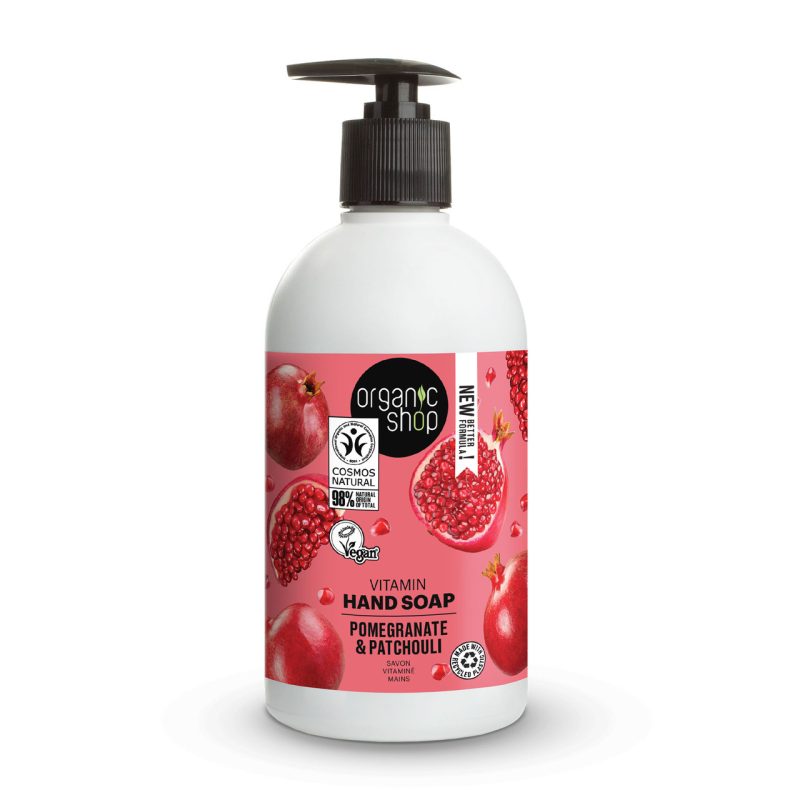 Tekući sapun za ruke s vitaminima 500ml, Organic Shop