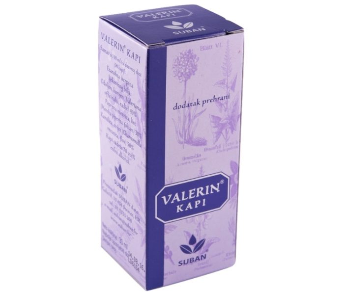 Valerin biljne kapi 30ml, Suban 1