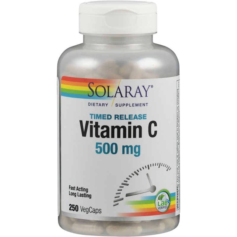 Vitamin C 1000mg Time Release 100 kapsula, Solaray