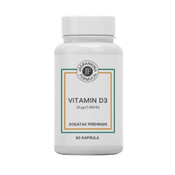 Vitamin D3 1000 iu 60 kapsula, Jadrankina formula