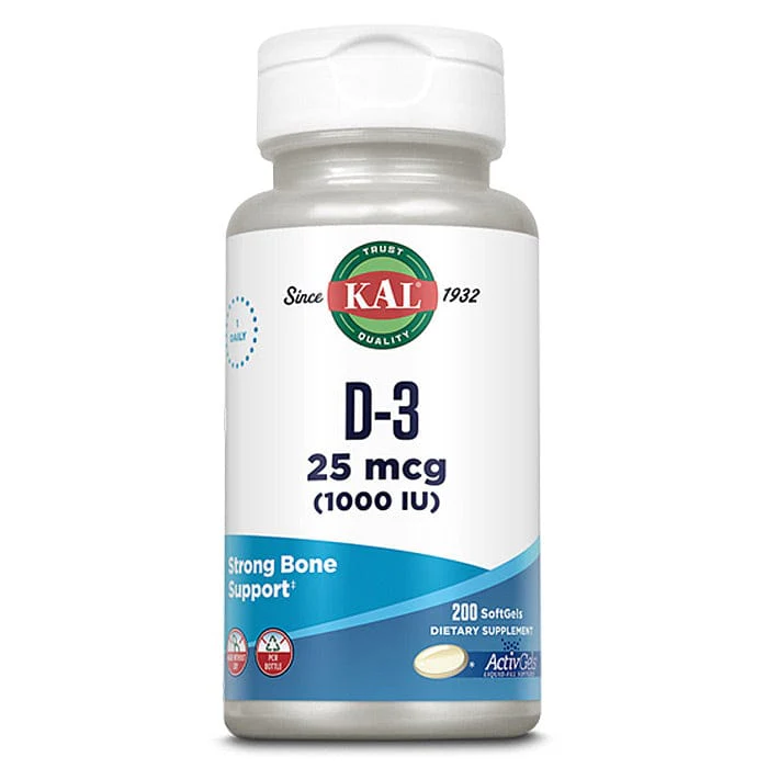 Vitamin D3 1000IU 200 tableta, Kal