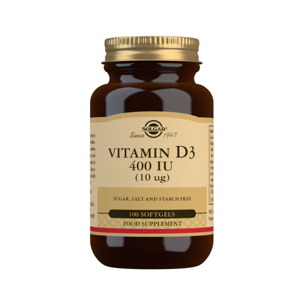 Vitamin D3 10mcg 100 kapsula, Solgar