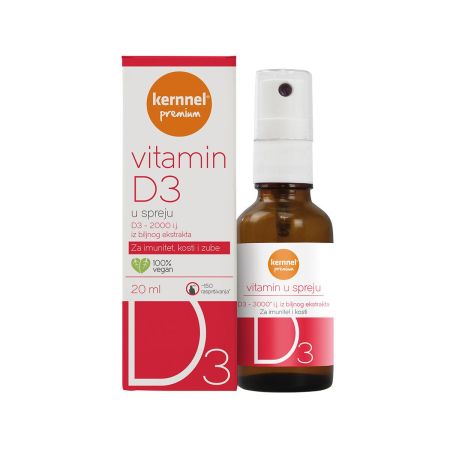 Vitamin D3 u spreju 20ml, Kernnel